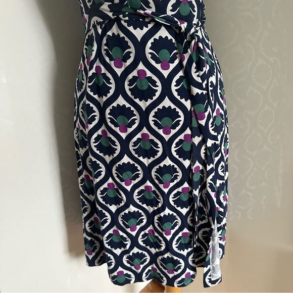 NWOT Boden Summer Wrap Dress in Bramble Bud Sz 2P Petite - Picture 7 of 12